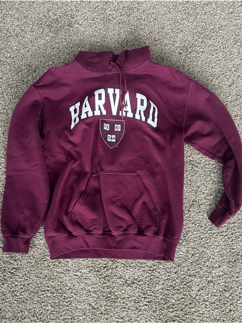 Gildan Maroon Harvard Crewneck Sweatshirt